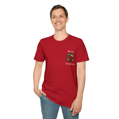 Glitter Christmas Heart T-Shirt, Holiday Tee, Merry Christmas Gift, Festive,