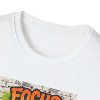 Motivational Graphic Unisex T-Shirt - Focus on Progress Not Perfection - Inspiring Gift