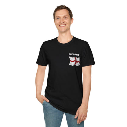  iconic Flag ST George England flag design T-Shirt black