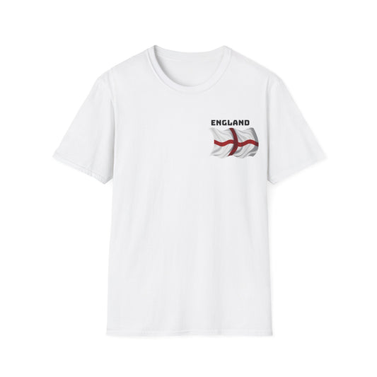 
 iconic Flag ST George England flag design T-Shirt WHITE