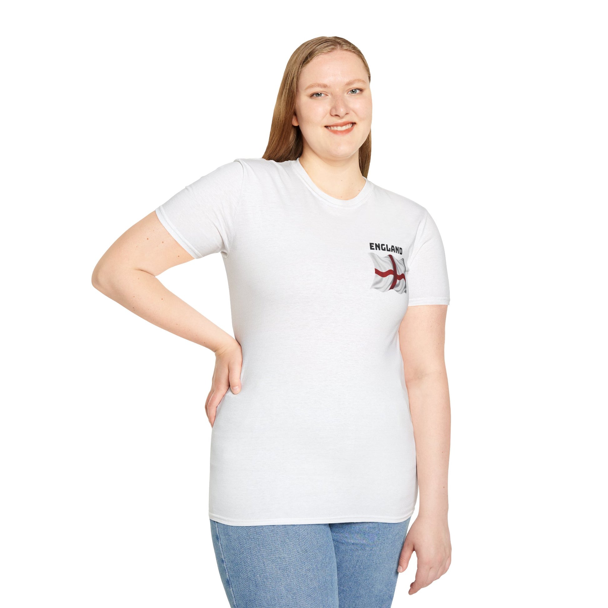  iconic Flag ST George England flag design T-Shirt WHITE