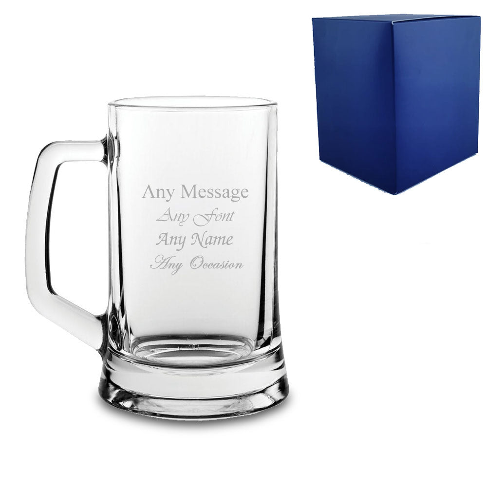 Engraved 14oz Tankard Beer Mug Image 2