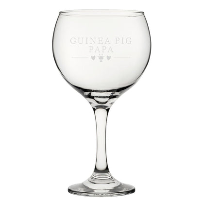 Guinea Pig Mama - Engraved Novelty Gin Balloon Cocktail Glass Image 2