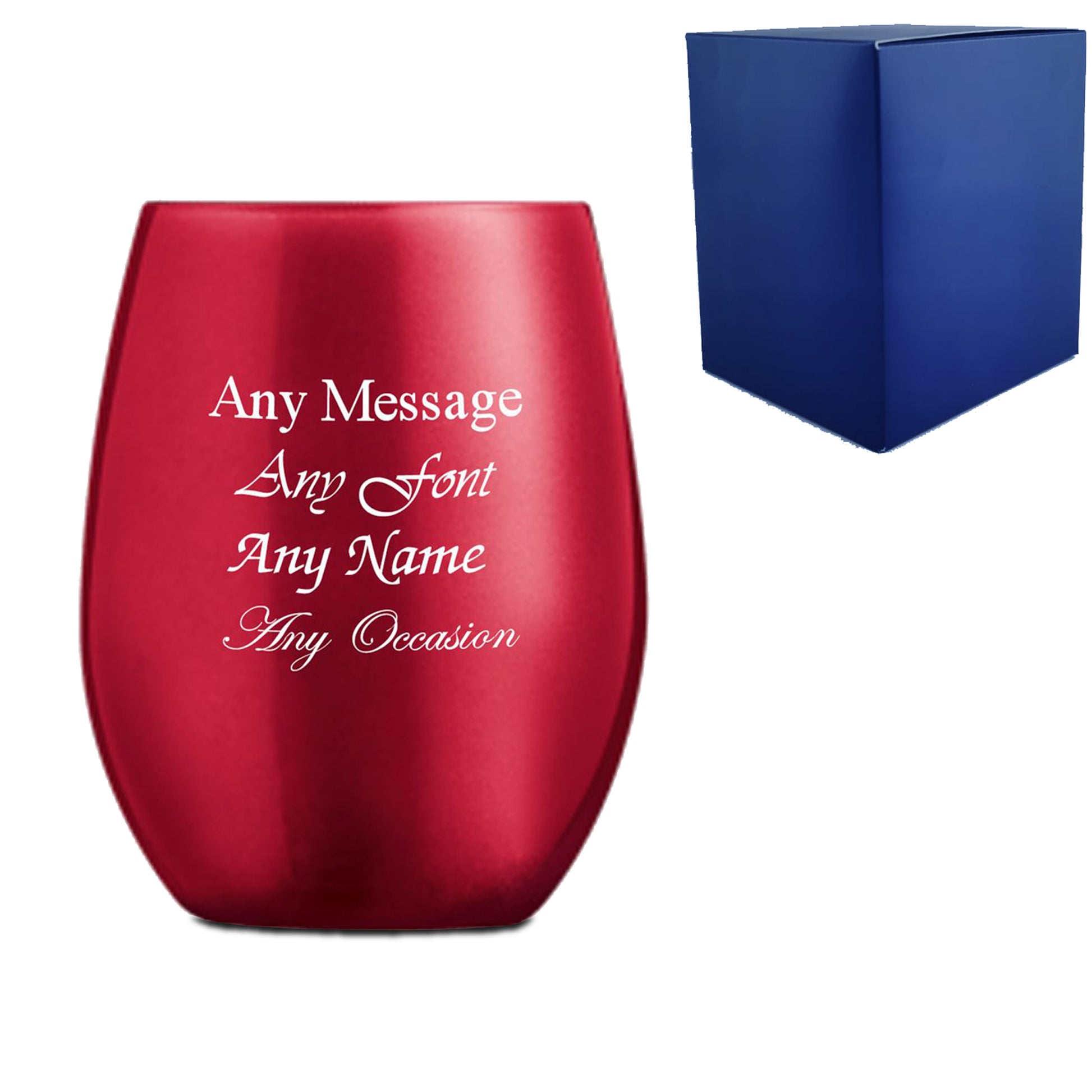 Engraved 12.75oz Primarific Red Tumbler Image 2