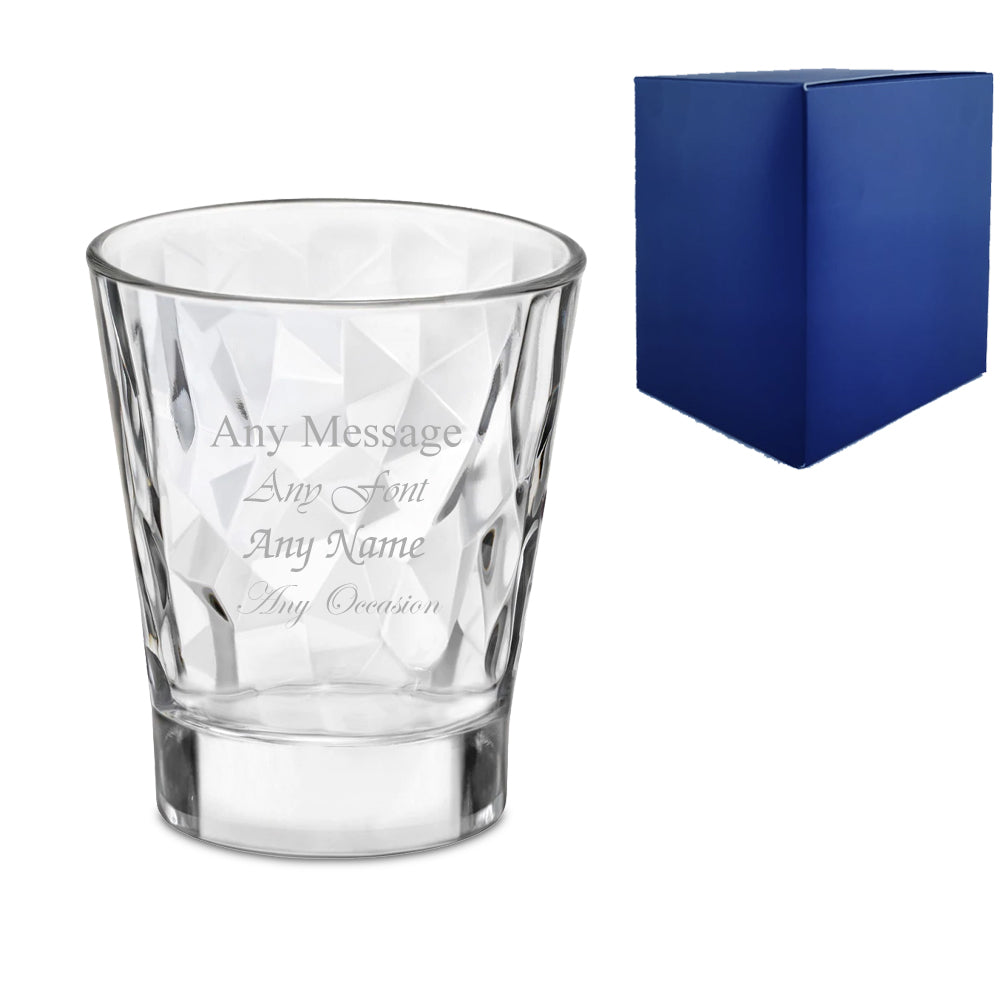 Engraved 80ml Diamond Shot Glass Image 2