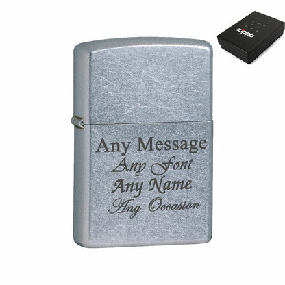 Engraved Street Chrome Zippo, Official Zippo lighter Image 2