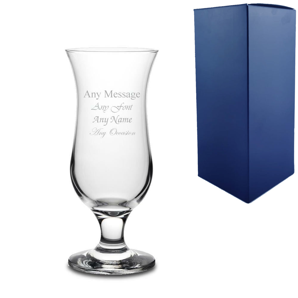 Engraved 16.5oz Squall Cocktail Glass Image 2