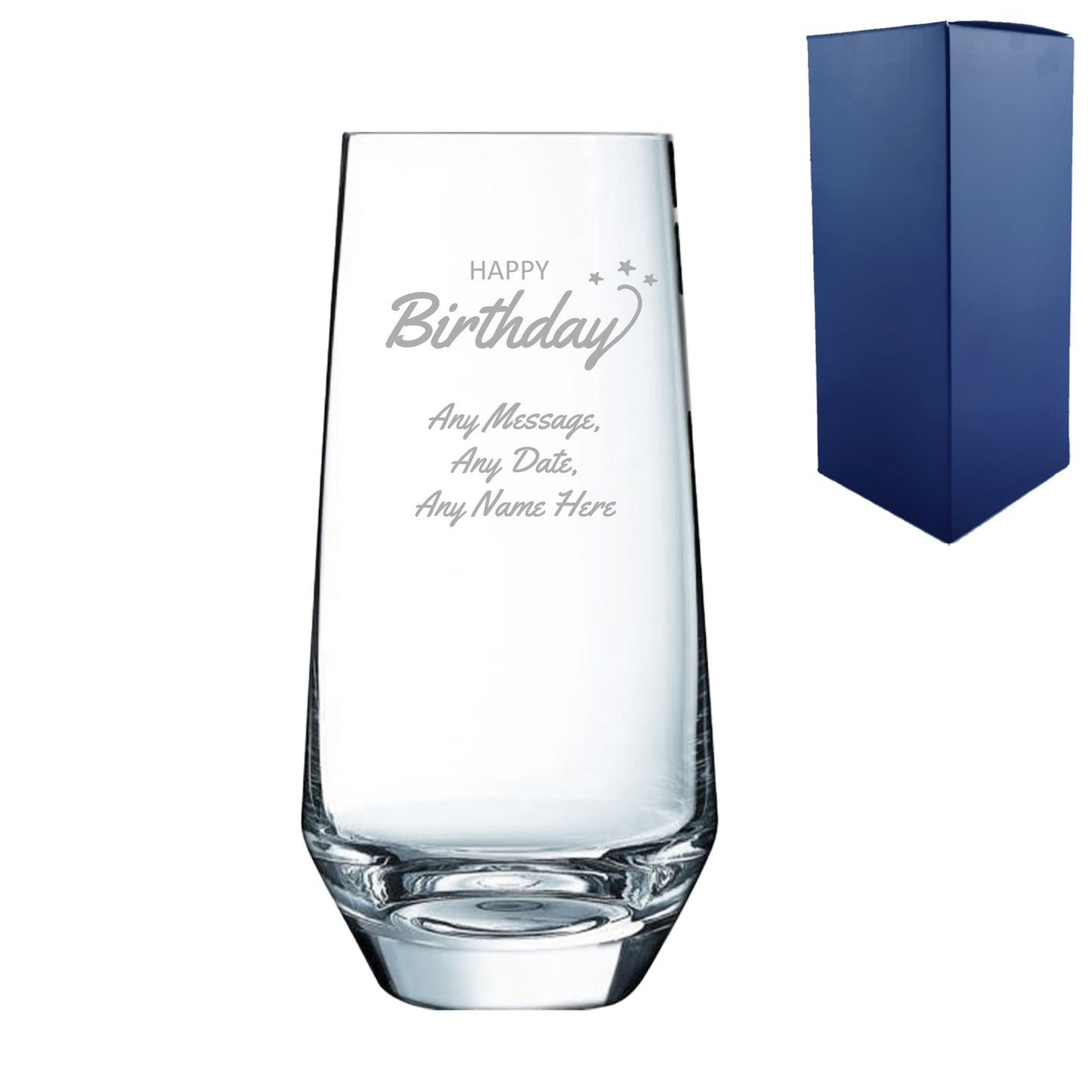 Engraved Happy Birthday Lima Hiball, Gift Boxed Image 1