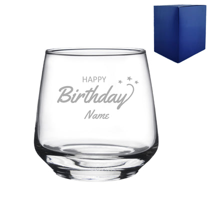 Engraved Happy Birthday Tallo Tumbler, Gift Boxed Image 1