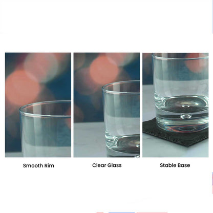 Engraved Bubble Whisky Glass Tumbler with Name and Heart Design Image 3