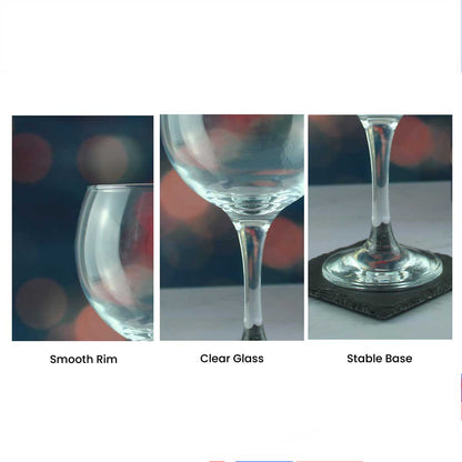 I Have Mixed Drinks About Feelings - Engraved Novelty Gin Balloon Cocktail Glass Image 4