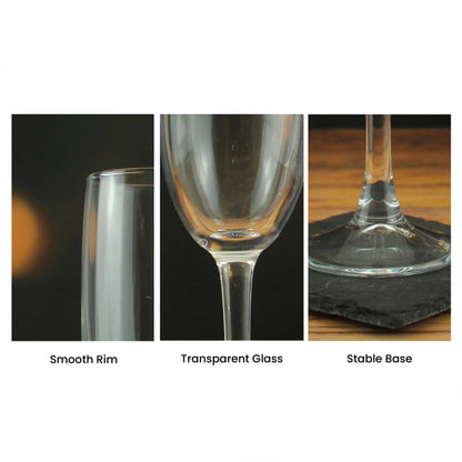 Engraved Imperial Plus Champagne Flute, 5.25oz/155ml Glass, Any Message Image 5